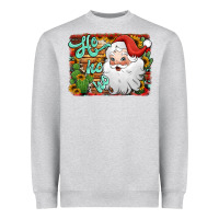 Heather Grey ho ho ho santa claus Heavyweight Sweatshirt - Jasminsmagicworld