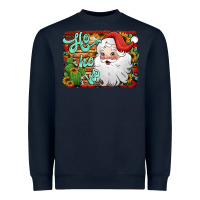 Navy ho ho ho santa claus Heavyweight Sweatshirt - Jasminsmagicworld