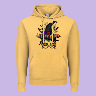 Witchy Gigi Vintage Hoodie Designed By Racoondesign