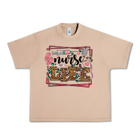 Burro Nurse life leopard frame Urban Heavy Tee - LillyAllenDesigns