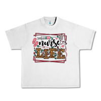 Lunar Rock Nurse life leopard frame Urban Heavy Tee - LillyAllenDesigns