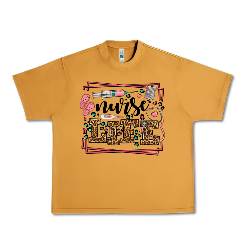 Nurse Life Leopard Frame Urban Heavy Tee by LillyAllenDesigns | Teevron