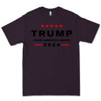 Plum donald trump 2024 take america back Premium Tee - baoMotion