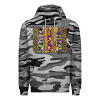 Slate Camo mardi gras fleur de lis cowhide serape leopard glitter brushstrokes Premium Hoodie - Artiststas