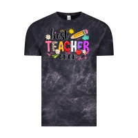 Cloud Black iBest Teacher Ever Vintage Tee - CowhideDigitalArt