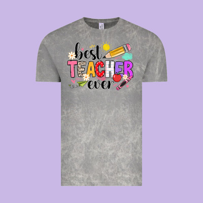 Ibest Teacher Ever Vintage Tee Designed By Cowhidedigitalart