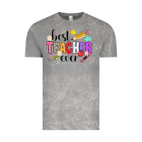 Cloud Rock iBest Teacher Ever Vintage Tee - CowhideDigitalArt