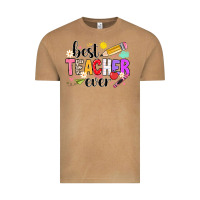 Vintage Camel iBest Teacher Ever Vintage Tee - CowhideDigitalArt