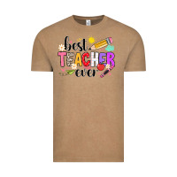 Vintage Coffee iBest Teacher Ever Vintage Tee - CowhideDigitalArt
