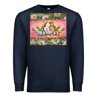 Navy Easter bunny and eggs Premium Sweatshirt - RanaPortraitStore