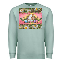 Seafoam Easter bunny and eggs Premium Sweatshirt - RanaPortraitStore