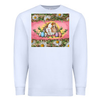 White Easter bunny and eggs Premium Sweatshirt - RanaPortraitStore