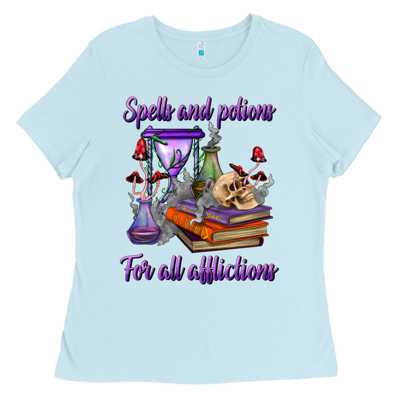 Spells And Potions For All Afflictions Ladies Tee by BundleAndBundleShop | Teevron