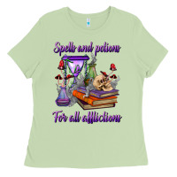 Matcha spells and potions for all afflictions Ladies Tee - BundleAndBundleShop