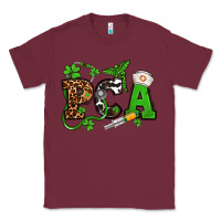 Burgundy St. Patrick's Day PCA Classic Tee - OliviaCreatesArt