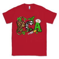 Red St. Patrick's Day PCA Classic Tee - OliviaCreatesArt