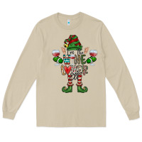 Mushroom I'm The wine Lover Elf Long Sleeve Tee - CowhideDigitalArt