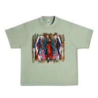 Oil Green lady of guadalupe th of july Urban Heavy Tee - Jasminsmagicworld