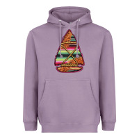 Lavender serape tooled leather arrowhead Heavyweight Hoodie - Jasminsmagicworld
