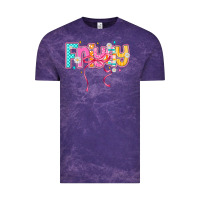 Cloud Purple friyay Vintage Tee - CowhideDigitalArt