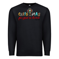Black christmas for god so loved john 3 16 Premium Sweatshirt - Jasminsmagicworld