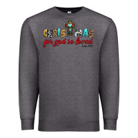 Charcoal Heather christmas for god so loved john 3 16 Premium Sweatshirt - Jasminsmagicworld