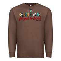 Chestnut christmas for god so loved john 3 16 Premium Sweatshirt - Jasminsmagicworld