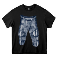 Black football padded pant fa element Heavy Core Tee - FaDigitalArtStudio