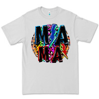 Dove Grey Mama lightning bolts Mother's Day Premium Tee - FaDigitalArtStudio