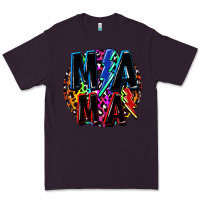 Plum Mama lightning bolts Mother's Day Premium Tee - FaDigitalArtStudio