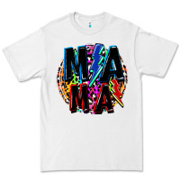 White Mama lightning bolts Mother's Day Premium Tee - FaDigitalArtStudio