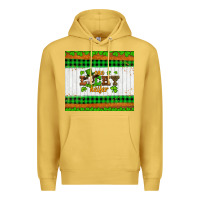 Antique Gold st patricks one lucky heifer Premium Hoodie - Artiststas