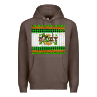 Coffee st patricks one lucky heifer Premium Hoodie - Artiststas