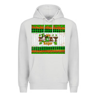 Dove Grey st patricks one lucky heifer Premium Hoodie - Artiststas