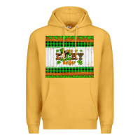 Mustard st patricks one lucky heifer Premium Hoodie - Artiststas