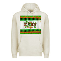 Oatmeal Heather st patricks one lucky heifer Premium Hoodie - Artiststas