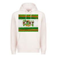 Pale Pink st patricks one lucky heifer Premium Hoodie - Artiststas