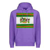 Purple st patricks one lucky heifer Premium Hoodie - Artiststas