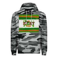 Slate Camo st patricks one lucky heifer Premium Hoodie - Artiststas