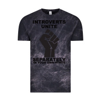 Cloud Black introverts unite seperately in your own homes Vintage Tee - Bettercallsaul