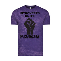 Cloud Purple introverts unite seperately in your own homes Vintage Tee - Bettercallsaul