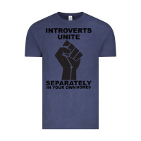 Vintage Denim introverts unite seperately in your own homes Vintage Tee - Bettercallsaul