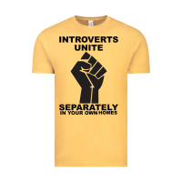 Vintage Mustard introverts unite seperately in your own homes Vintage Tee - Bettercallsaul
