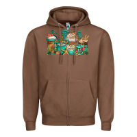 Chestnut jesus is my anchor coffee cups Zipper Hoodie - Jasminsmagicworld