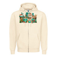 Sandshell jesus is my anchor coffee cups Zipper Hoodie - Jasminsmagicworld