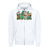 White jesus is my anchor coffee cups Zipper Hoodie - Jasminsmagicworld