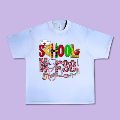 School Nurse Urban Heavy Tee Designed By Lillyallendesigns