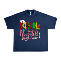 Navy School Nurse Urban Heavy Tee - LillyAllenDesigns