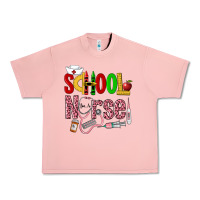 Salmon School Nurse Urban Heavy Tee - LillyAllenDesigns