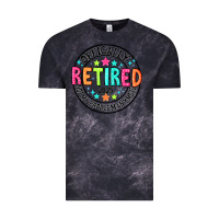 Cloud Black Officially Retired 2025 not my problem anymore Vintage Tee - CowhideDigitalArt